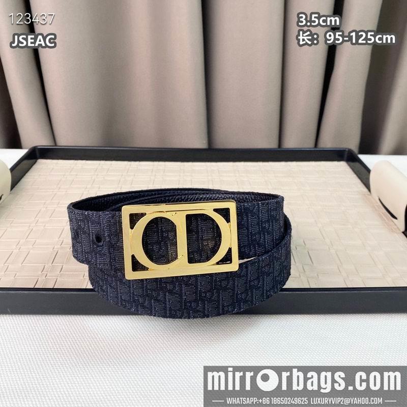 Dior belt 35mmX95-125cm 8L25