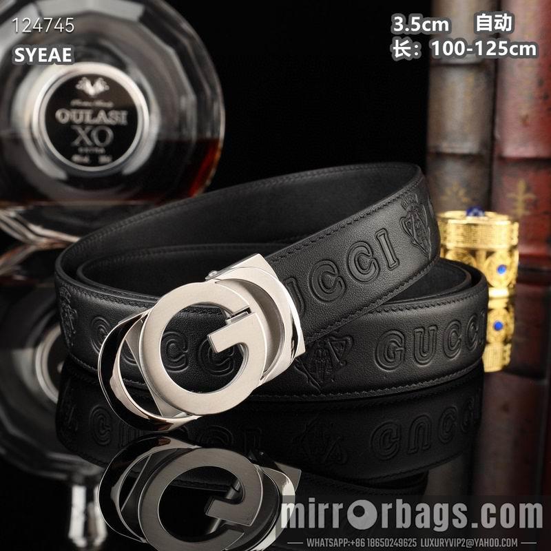 Gucci belt 35mmX100-125cm 8L29