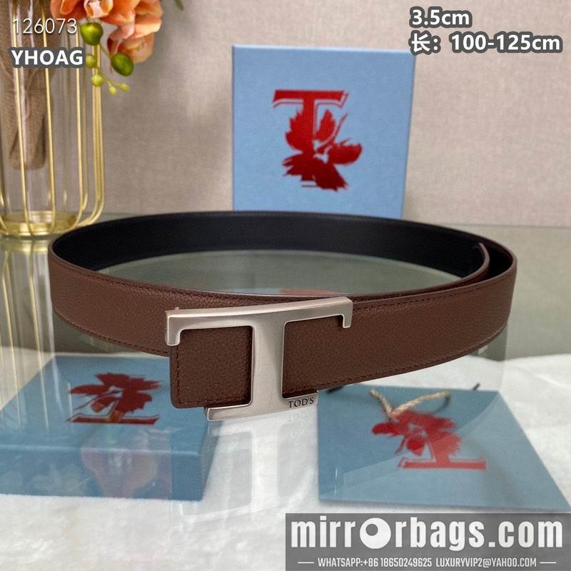 Tod's belt 35mmX100-125cm 8L07