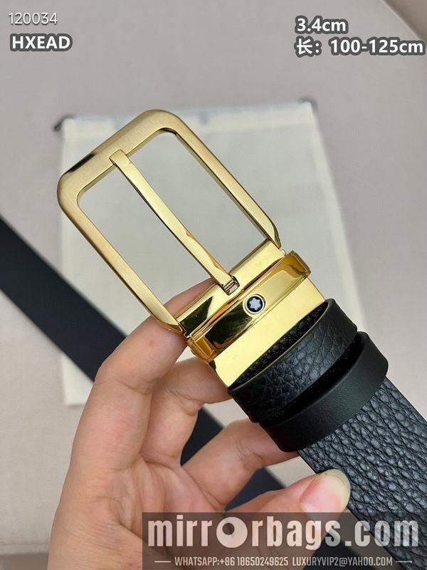Montblanc belt 34mmX100-125cm 8L03