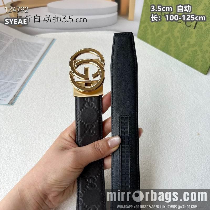 Gucci belt 35mmX100-125cm 8L17