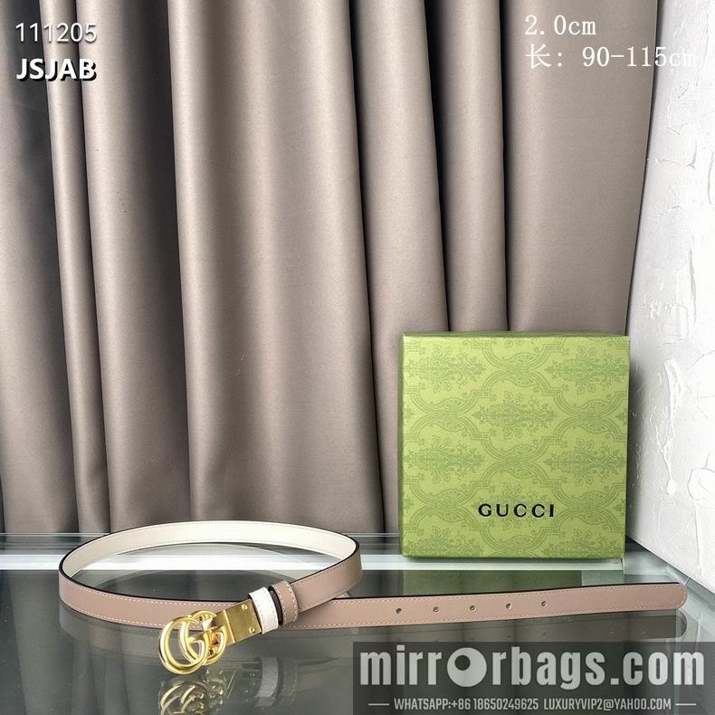 Gucci Belt 20mm 90-115cm 8L01