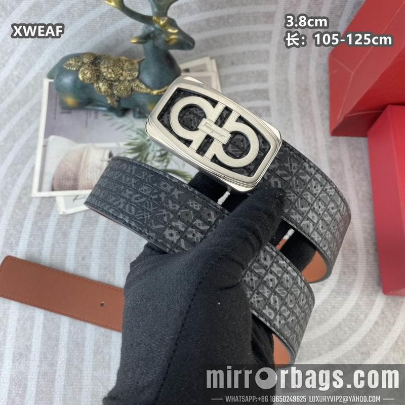Ferragamo belt 38mmX105-125cm 8L21