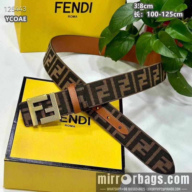 Fendi belt 38mmX100-125cm 8L13