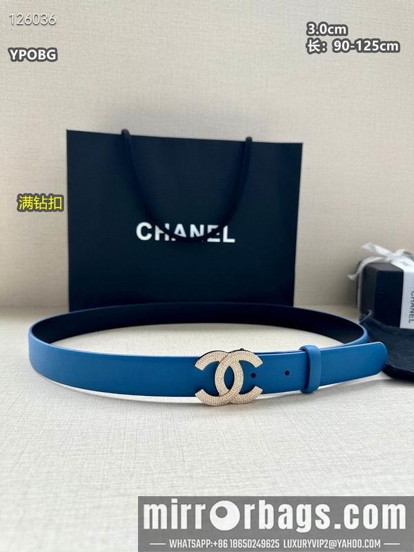 Chanel belt 30mmX90-125cm 8L11