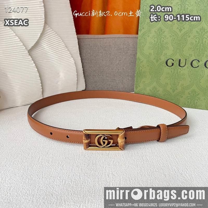 Gucci belt 20mmX90-115cm 8L19