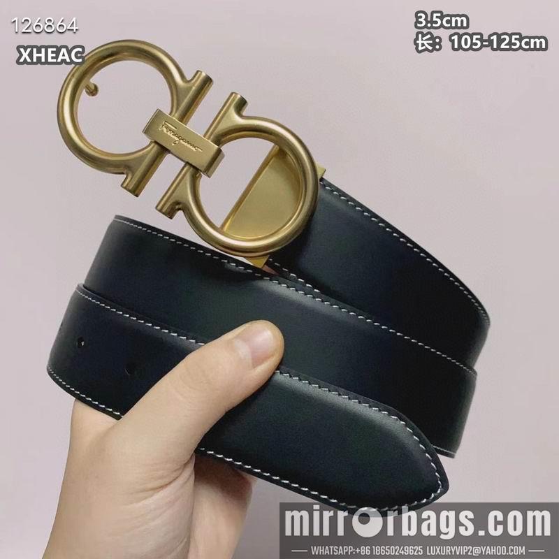 Ferragamo belt 35mmX105-125cm 8L102
