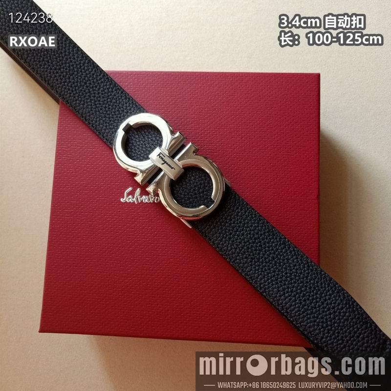 Ferragamo belt 34mmX100-125cm 8L08