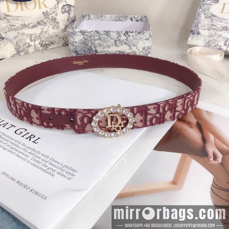 Dior Belt 30mmX95-110cm 7d07