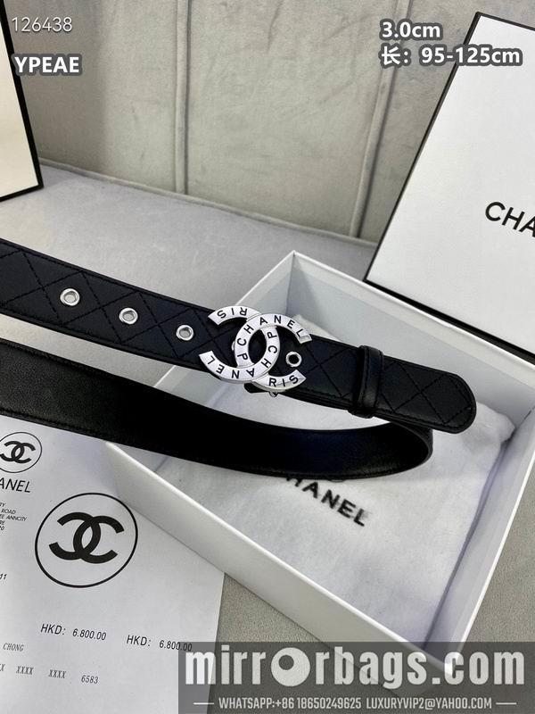 Chanel belt 30mmX95-125cm 8L24