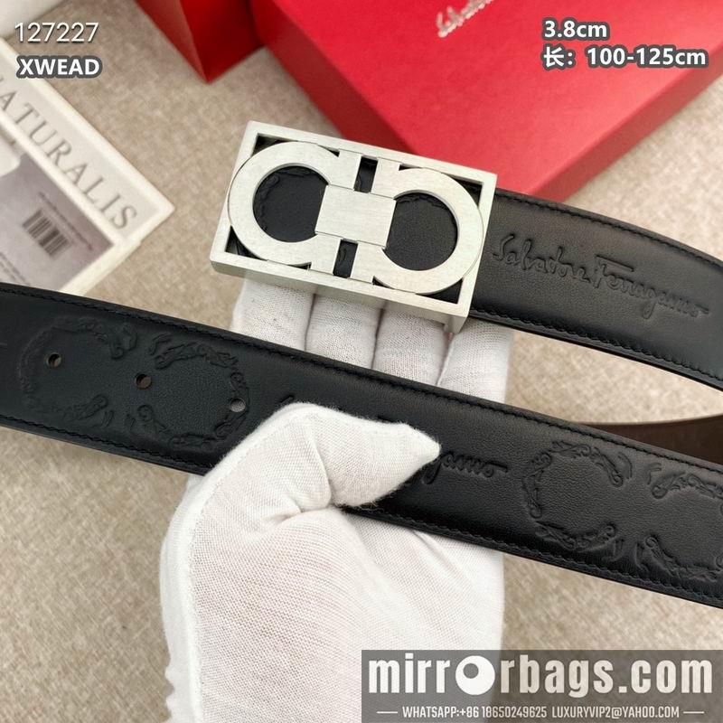 Ferragamo belt 38mmX100-125cm 8L19