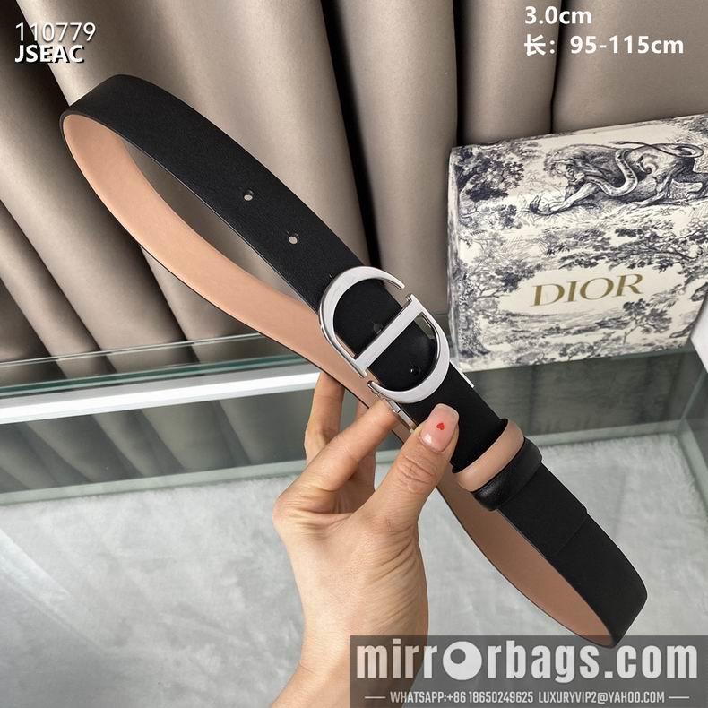 Dior Belt 30mmX95-115cm 8L08
