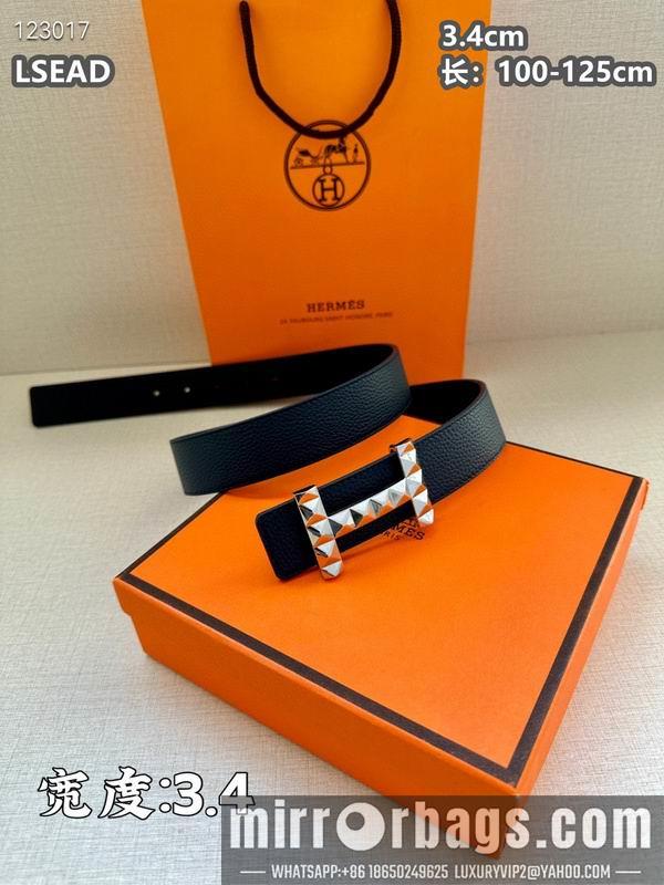 Hermes belt 34mmX100-125cm 8L06