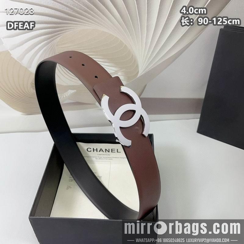 Chanel belt 40mmX90-125cm 8L01