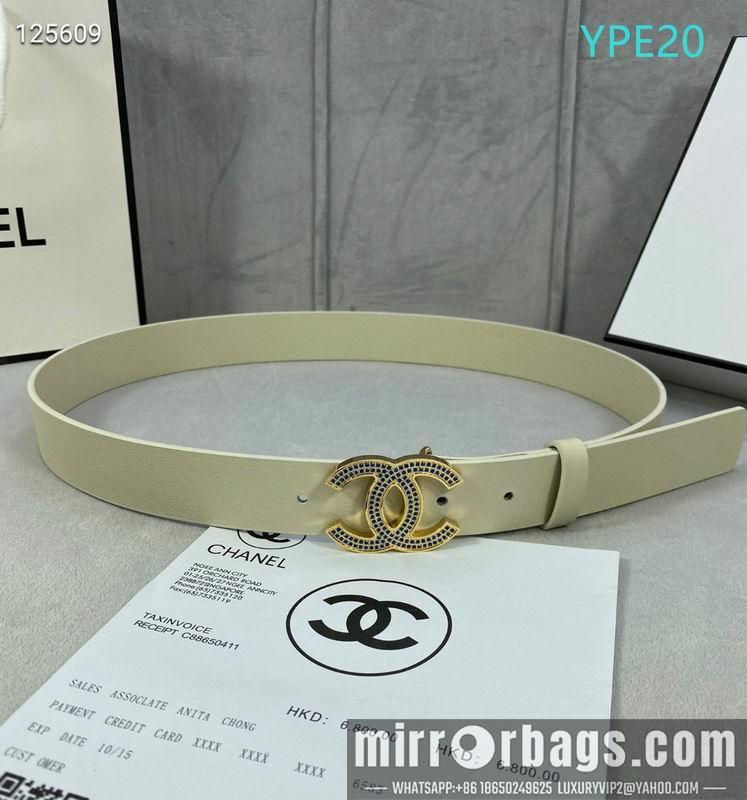 Chanel belt 30mmX95-125cm XH05