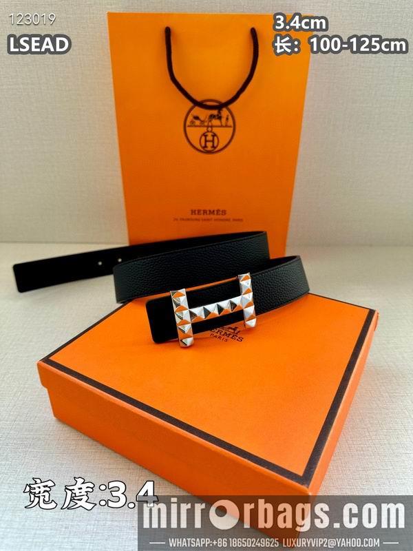 Hermes belt 34mmX100-125cm 8L06