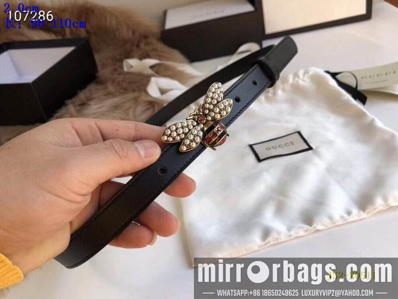 Gucci belt 20mm 90-110cm 8L02