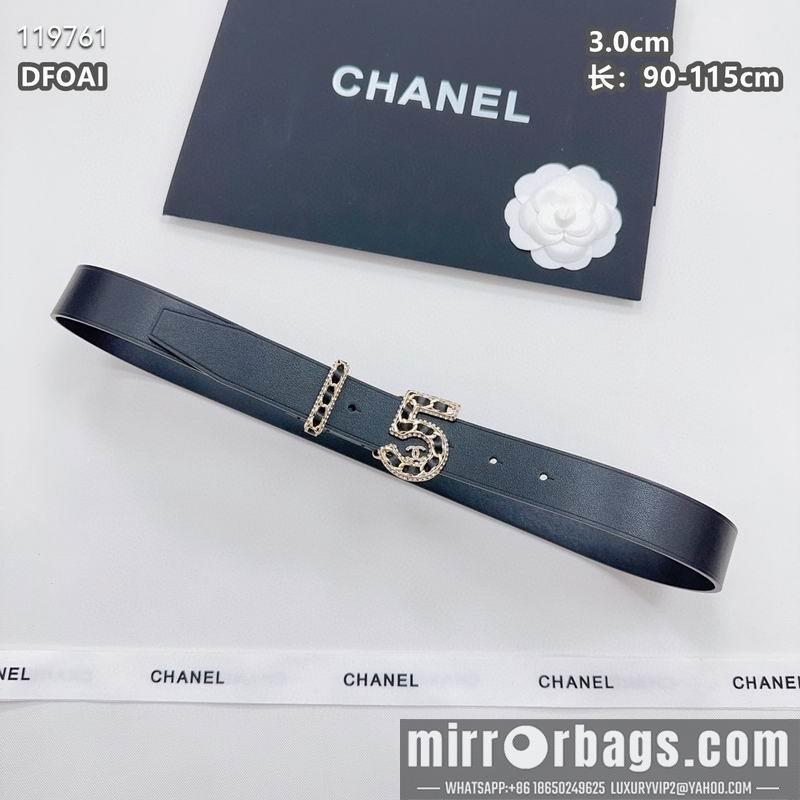 Chanel belt 30mmX90-115cm 8L040804