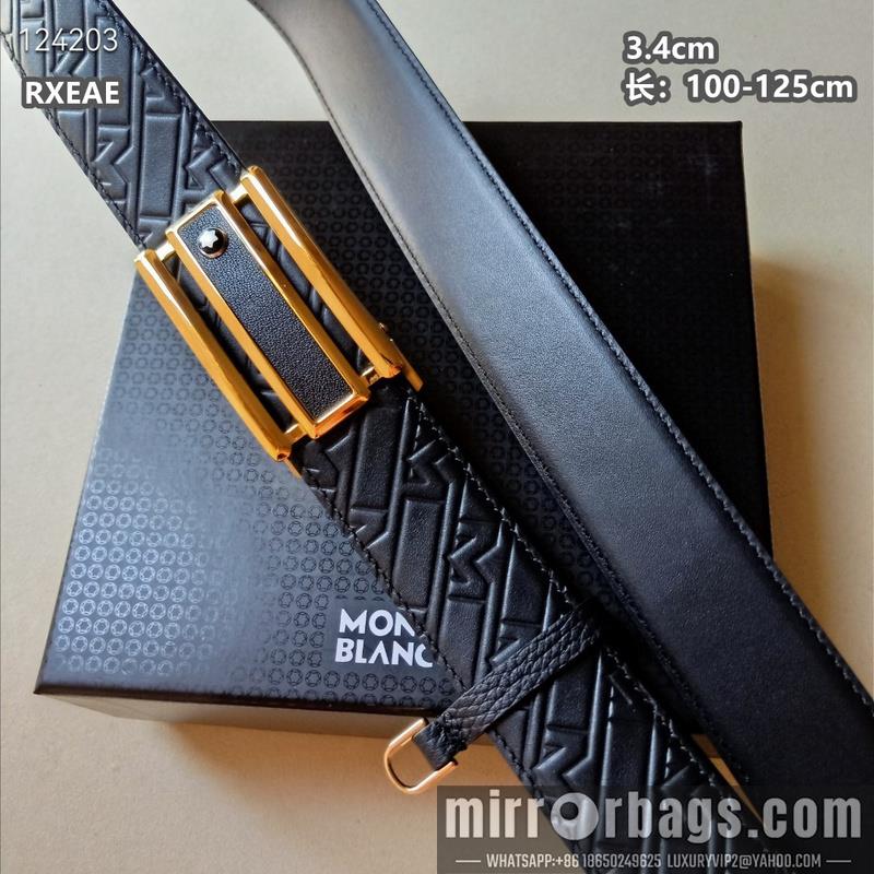 Montlanc belt 34mmX100-125cm 8L12
