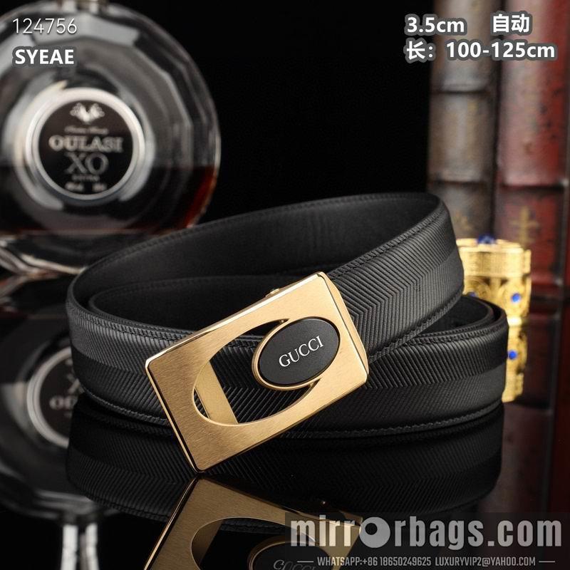 Gucci belt 35mmX100-125cm 8L22
