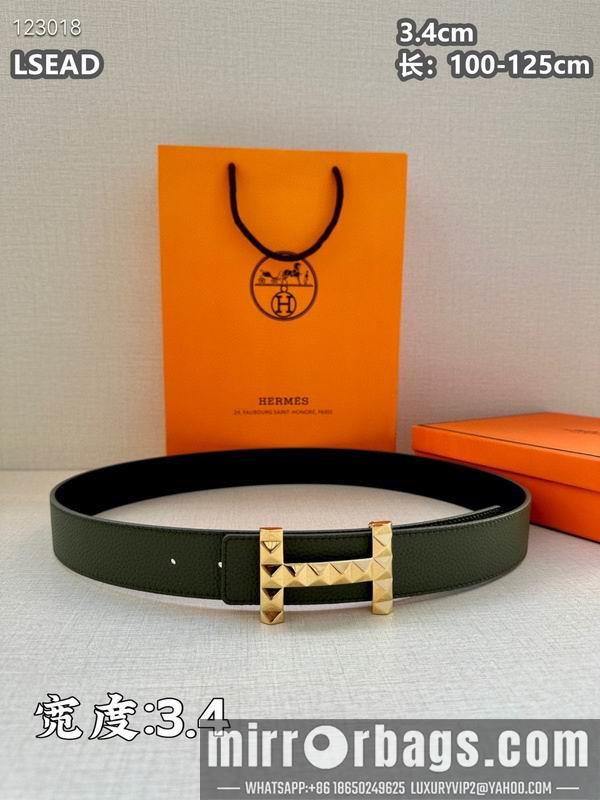 Hermes belt 34mmX100-125cm 8L06