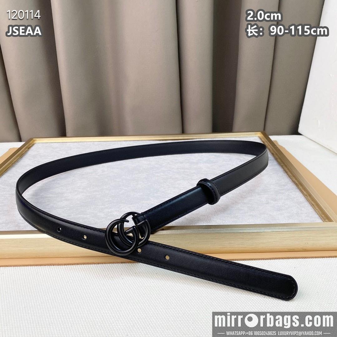 Gucci belt 20mmX90-115cm 8L06
