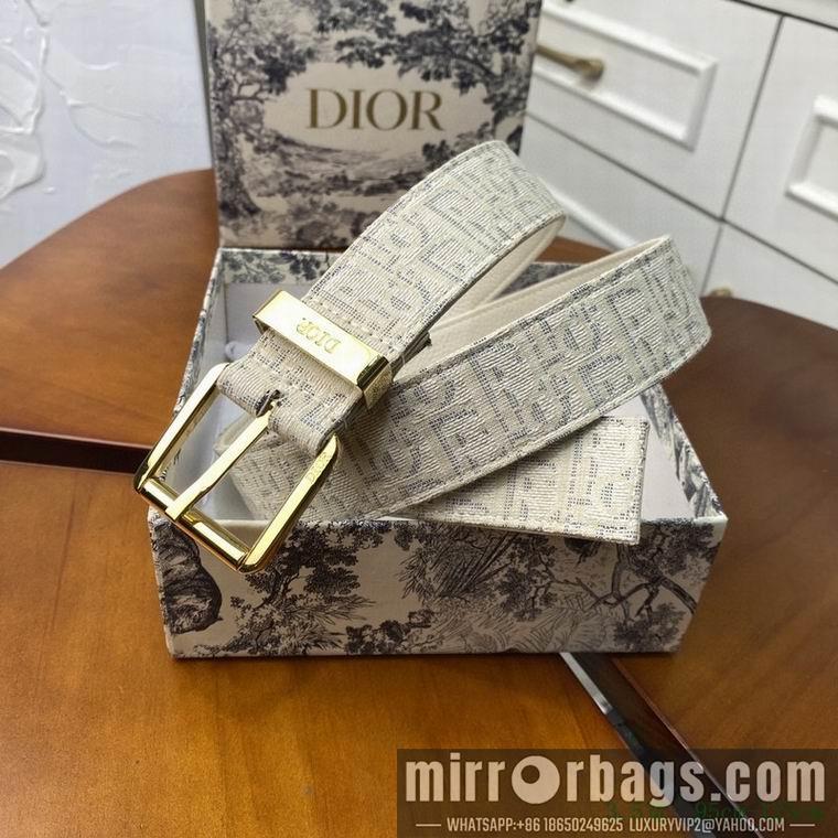 Dior belt 35mmX95-125cm 7D03