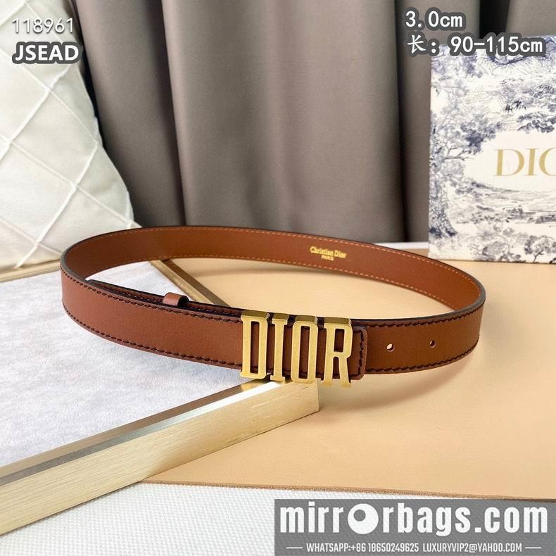 Dior belt 30mmX90-115cm 8L12