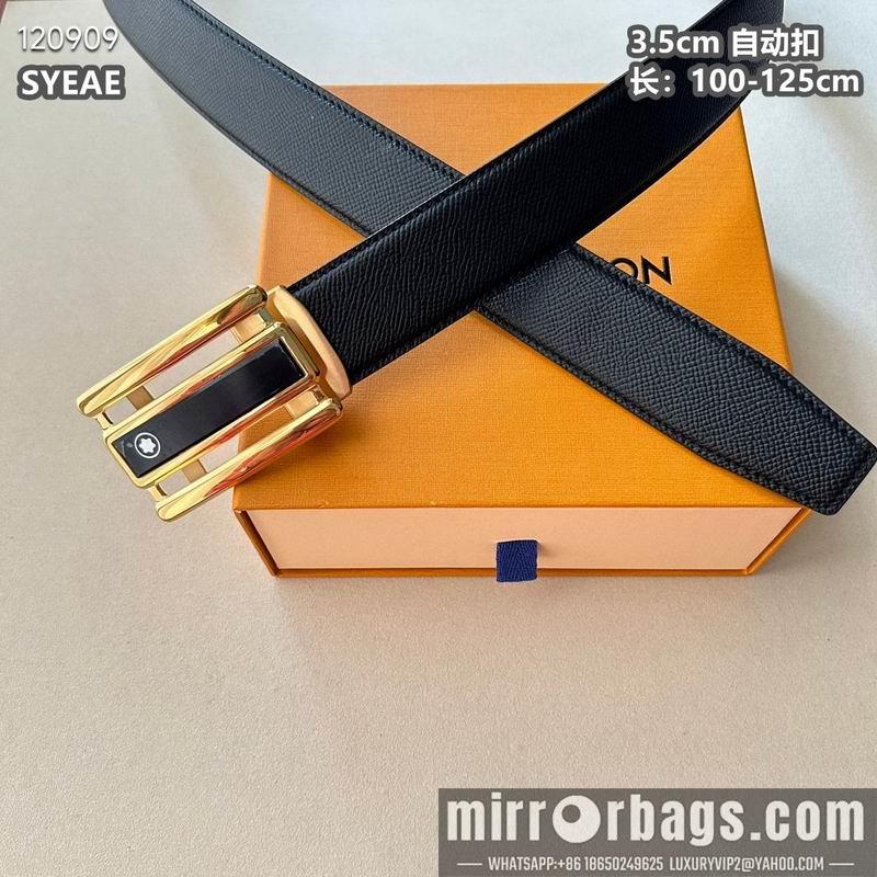 Montblanc belt 自动扣 35mmX100-125cm 8L072005