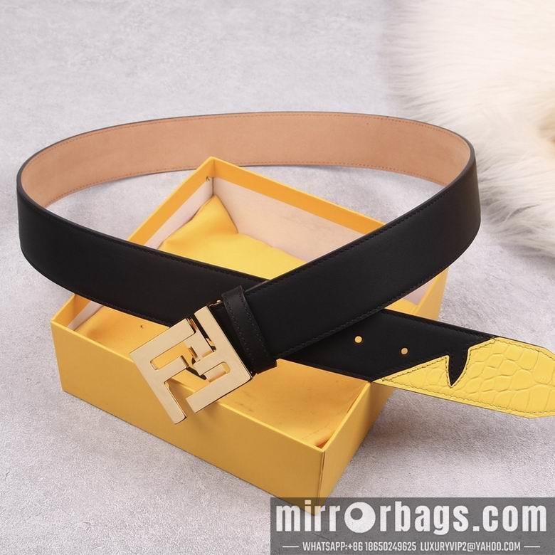 Fendi Belt 38mmX95-125cm 7D34