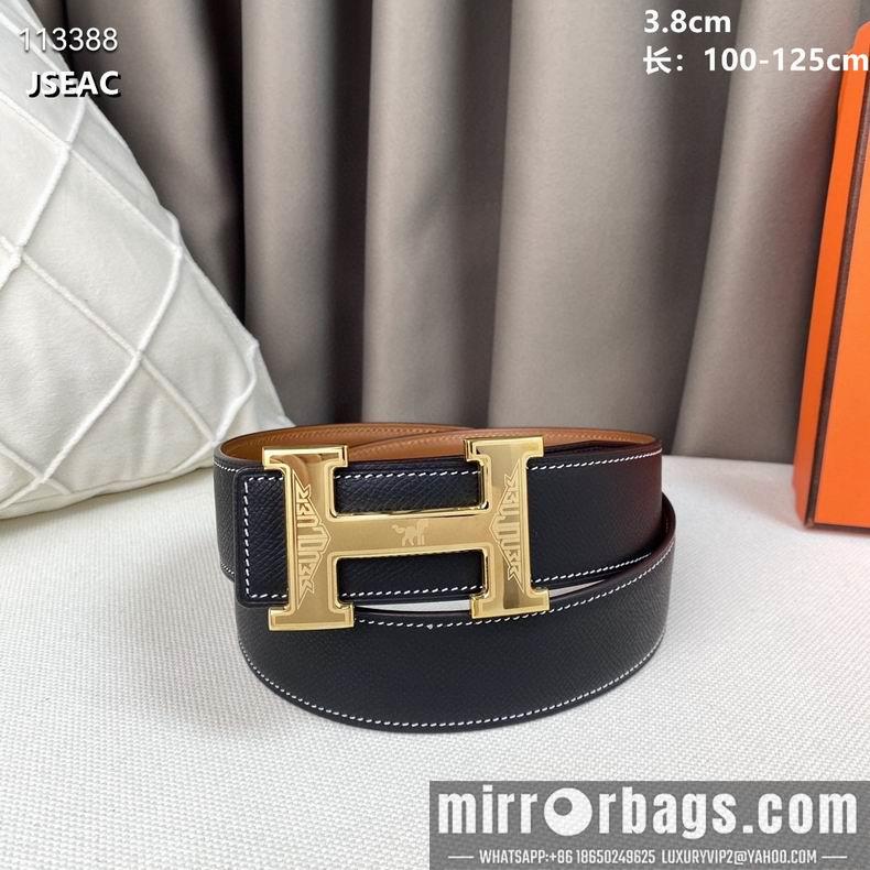 Hermes belt 38mmX100-125cm 8L082504