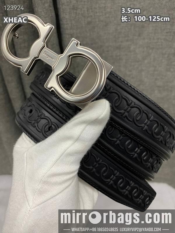 Ferragamo belt 35mmX100-125cm 8L45
