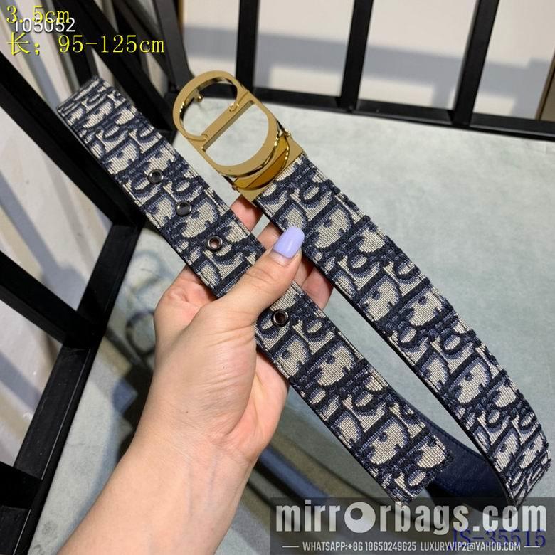 Dior Belt 35mm 95-125cm 8L