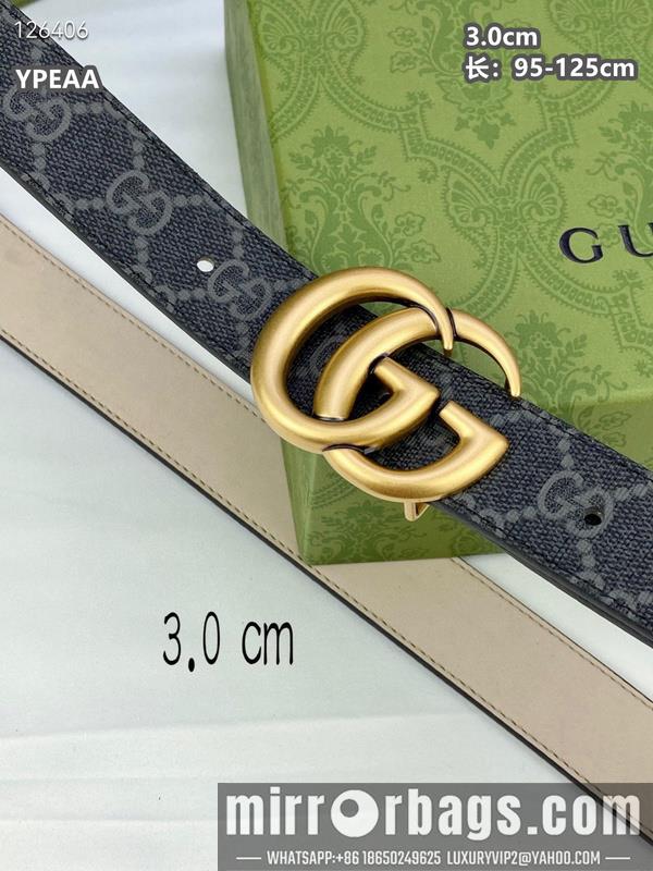 Gucci belt 30mmX95-125cm 8L20