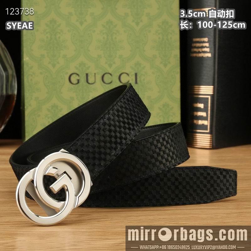 Gucci belt 35mmX100-125cm 8L60