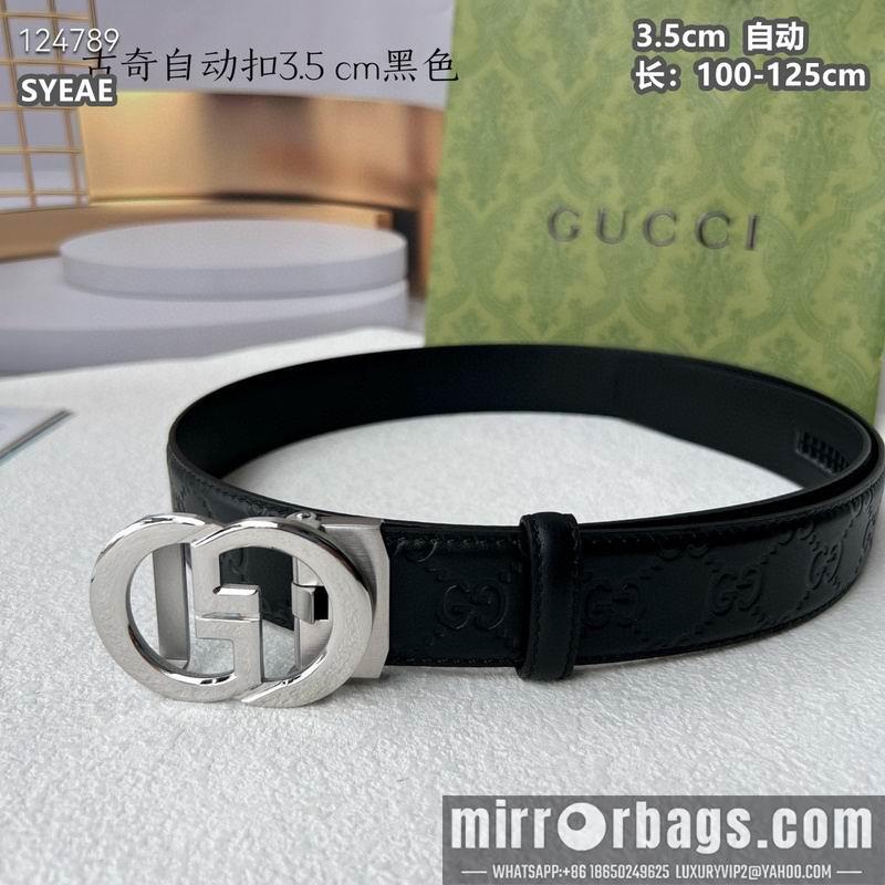 Gucci belt 35mmX100-125cm 8L18