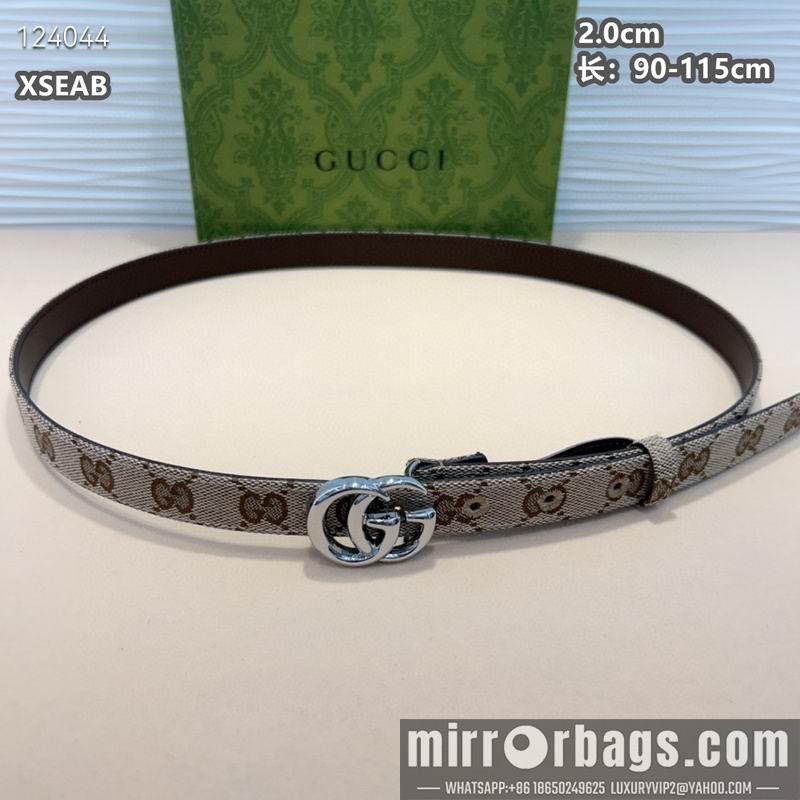 Gucci belt 20mmX90-115cm 8L21