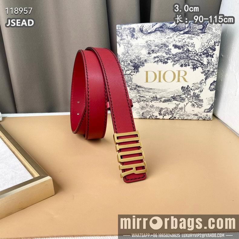 Dior belt 30mmX90-115cm 8L12
