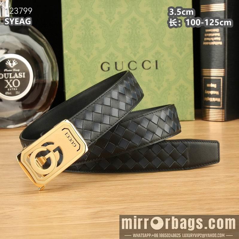 Gucci belt 35mmX100-125cm 8L34
