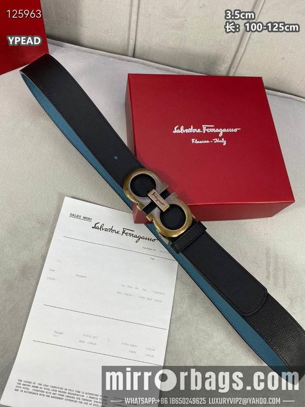 Ferragamo belt 35mmX100-125cm 8L22