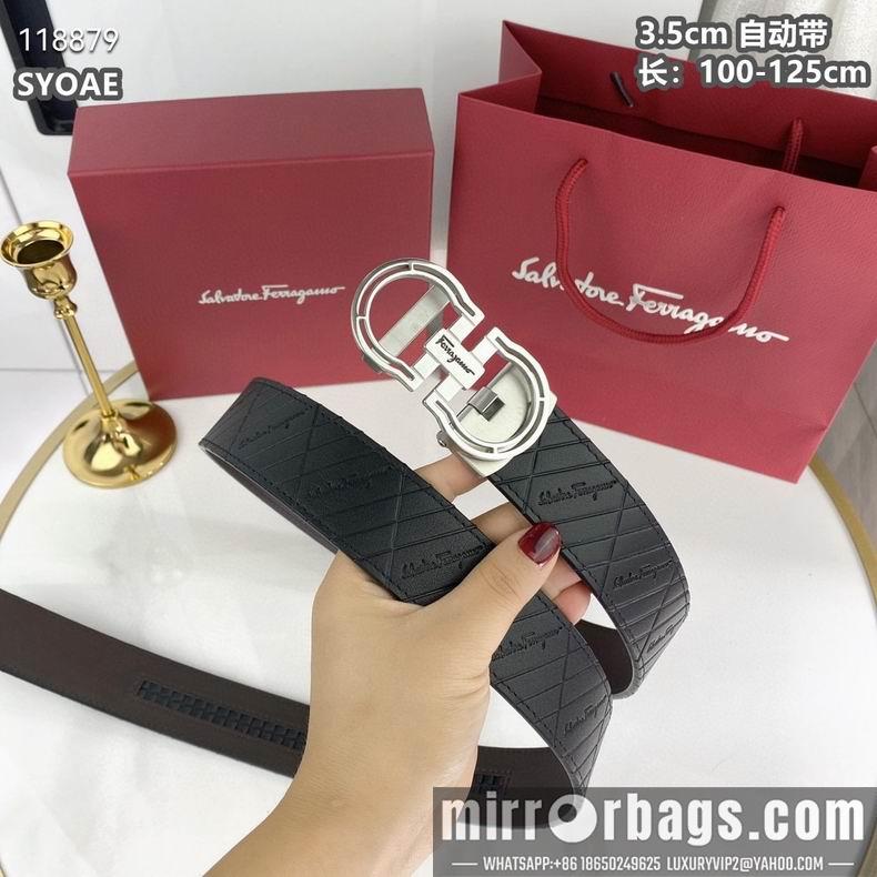 Ferragamo belt自动带 35mmX100-125cm 8L10