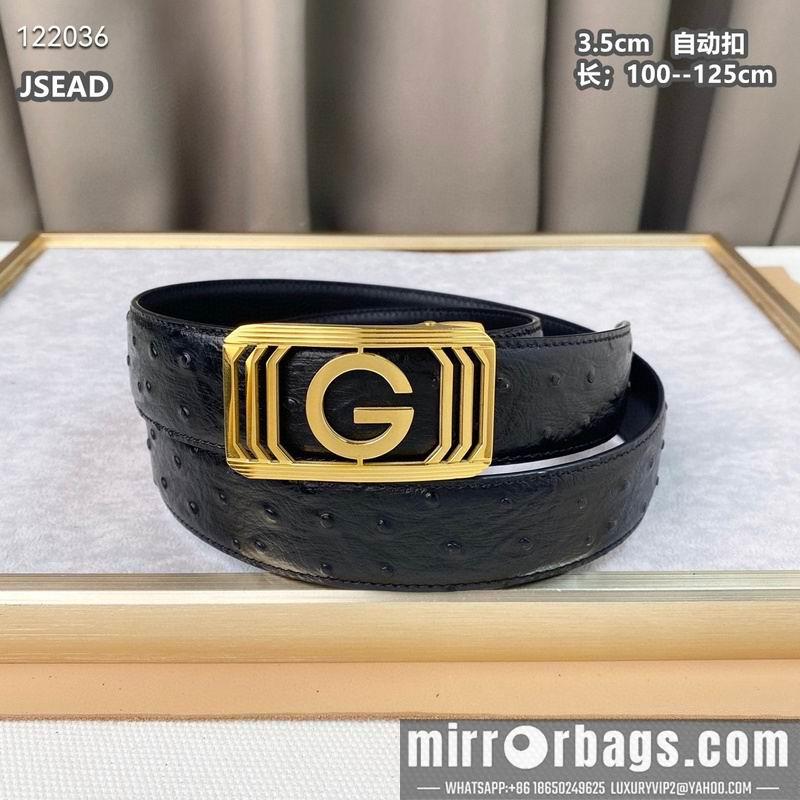Gucci belt 35mmX100-125cm 8L14