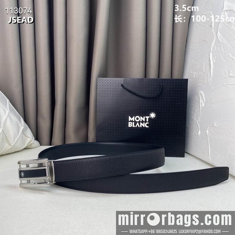 Montblanc belt自动带 35mmX100-125cm 8L03