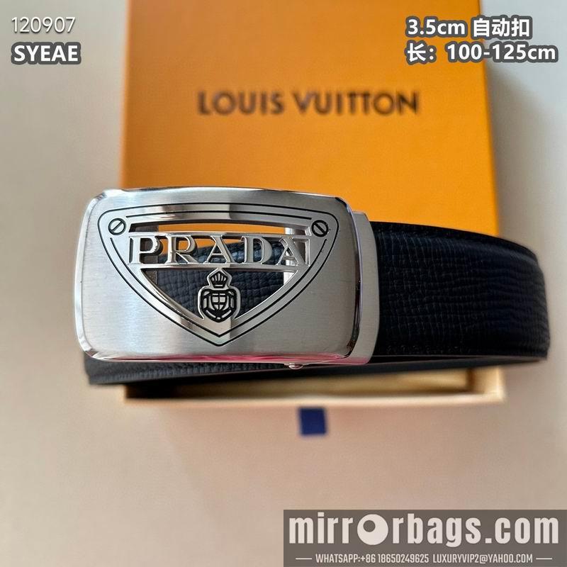 Prada belt 自动带 35mmX100-125cm 8L072002