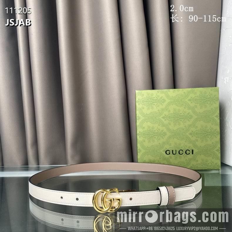 Gucci Belt 20mm 90-115cm 8L01