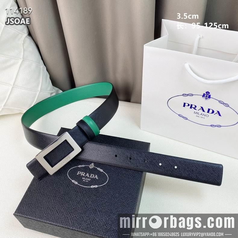 Prada belt 35mmX95-125CM 8L21