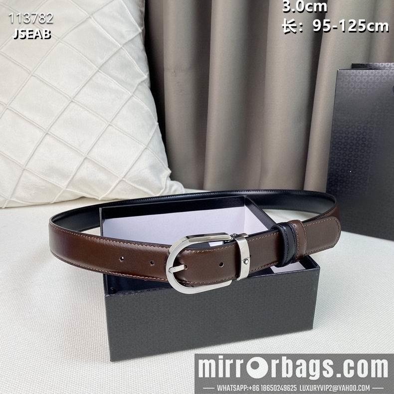 Montblanc belt 30mmX95-125cm 8L03