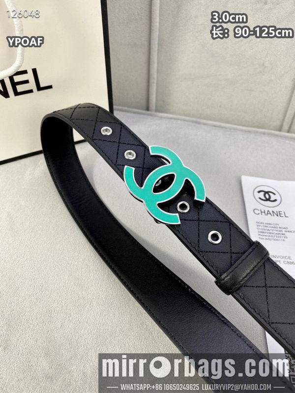 Chanel belt 30mmX90-125cm 8L12