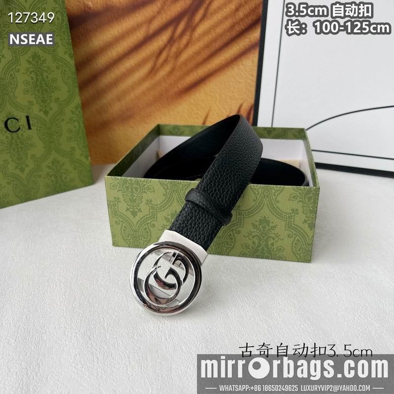 Gucci belt 35mmX100-125cm 8L78