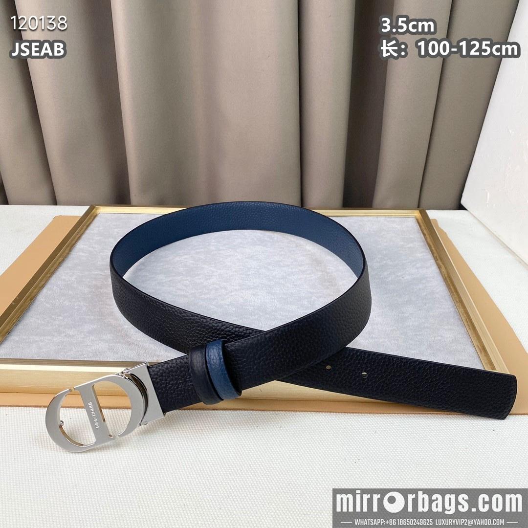 Dior belt 35mmX100-125cm 8L14